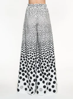 Moon Printed Cotton Pants -ELIESAAB SHOP P0024PS24PO007 BLACK WHITE 3 scaled