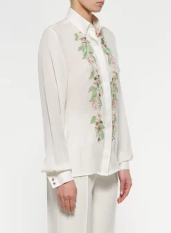 Floral Embroidered Silk Shirt 6 Floral Embroidered Silk Shirt -ELIESAAB SHOP SH000EBES03 WHITE 20AND 20MILTICOLOR 20PASTEL 3 scaled