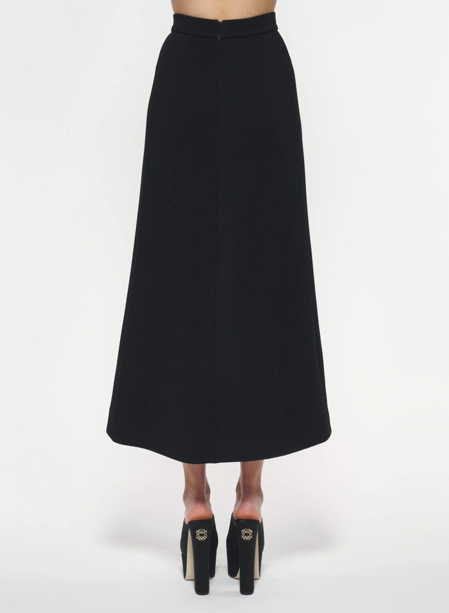 Gold Foliage Embroidered Skirt 4 Gold Foliage Embroidered Skirt - Image 4