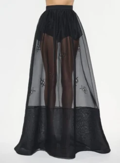Sheer Organza Skirt