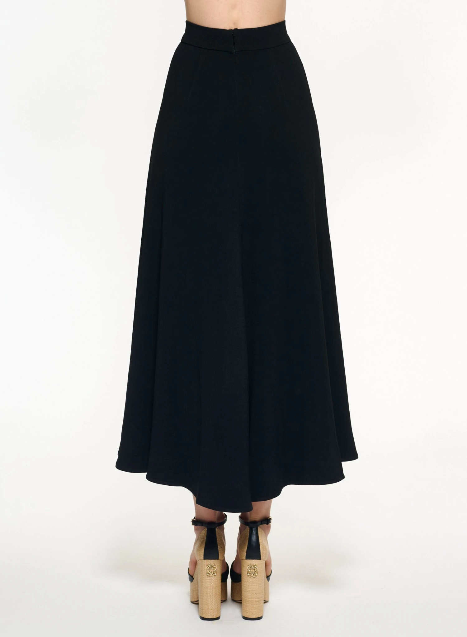 Flared Cady Midi Skirt 3 Flared Cady Midi Skirt - Image 3