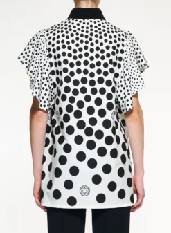 Moon Printed Ruffled Top 5 Moon Printed Ruffled Top -ELIESAAB SHOP TO032PS24PO007 BLACK WHITE 3 scaled