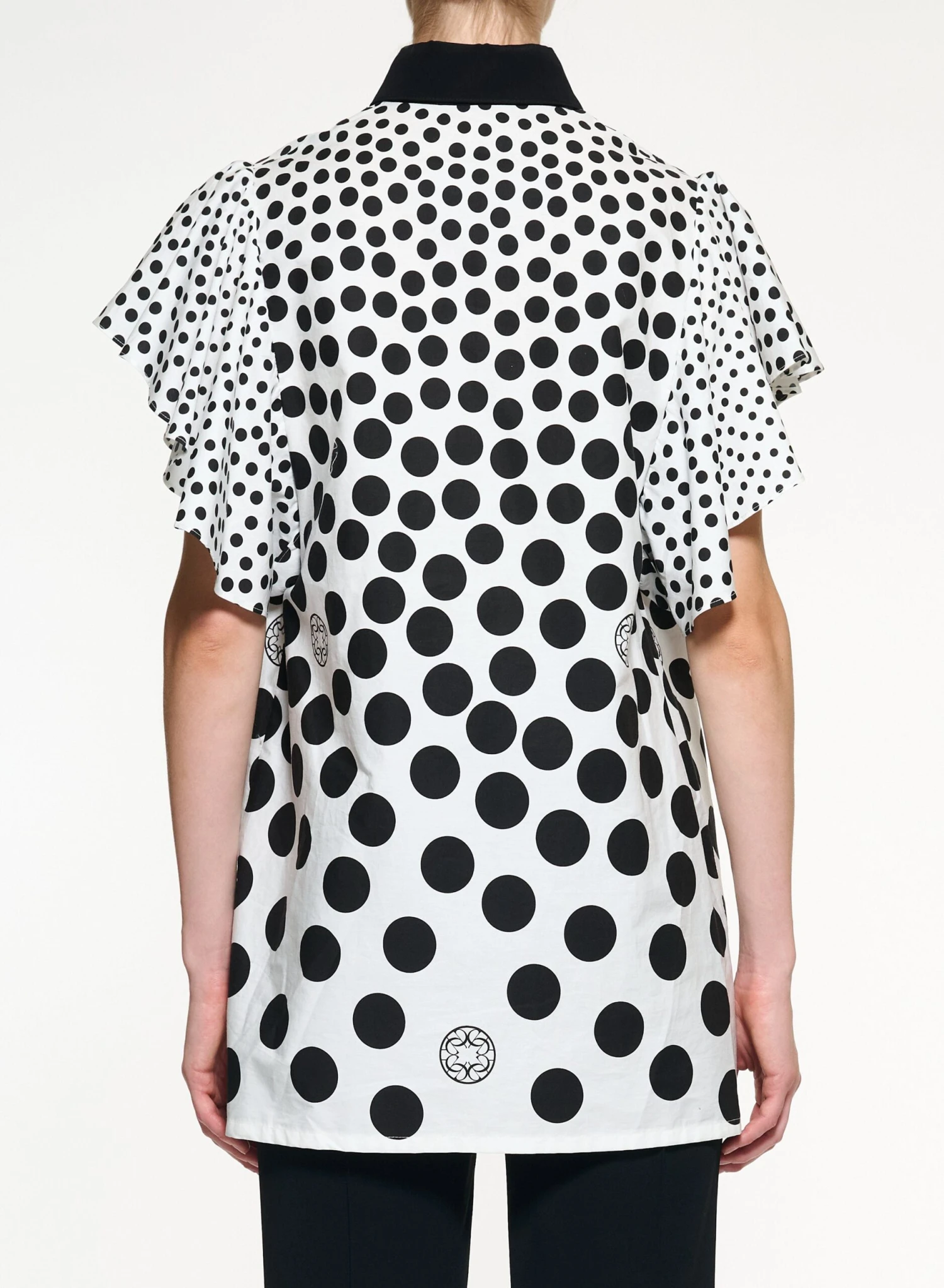 Moon Printed Ruffled Top 3 Moon Printed Ruffled Top - Image 3