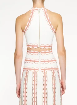 Halter Neck Knit Top -ELIESAAB SHOP TO043ES24VI001 SPRITZ 20ON 20POWDER 20WHITE 3 scaled